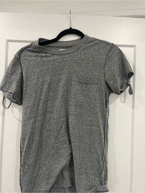 NSF Men's Heather Gray Short Sleeve Pocket Tee